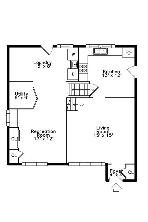 Floorplan - 2232 S 3rd Ave, North Riverside, IL 60546 photo 1 of 4