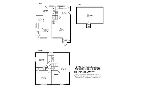 Floorplan - 2232 S 3rd Ave, North Riverside, IL 60546 photo 2 of 4