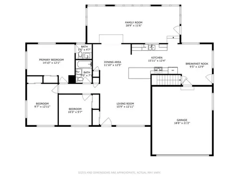 Floorplan - 329 Eaker Pl, Des Plaines, IL 60016 photo 2 of 3