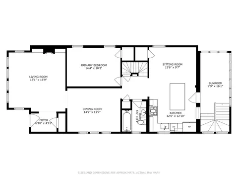 Floorplan - 3222 W Olive Ave, Chicago, IL 60659 photo 3 of 4