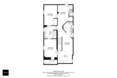 Floorplan - 9407 S Rhodes Ave, Chicago, IL 60619 photo 2 of 4