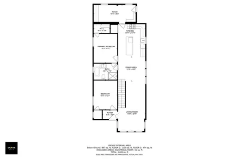 Floorplan - 9407 S Rhodes Ave, Chicago, IL 60619 photo 1 of 4