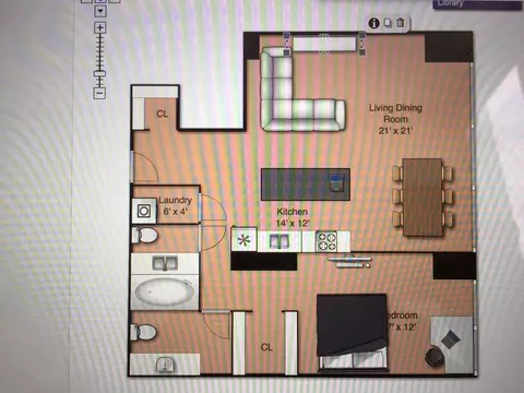Floorplan - 360 E Randolph St #3205, Chicago, IL 60601 photo 1 of 1
