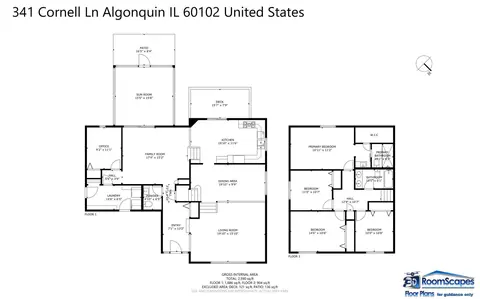 Floorplan - 341 Cornell Ln, Algonquin, IL 60102 photo 2 of 2