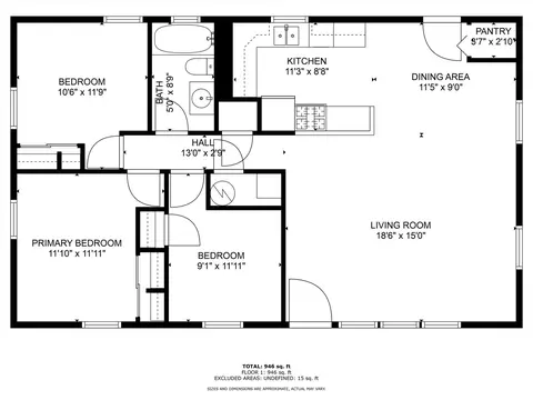 Floorplan - 2219 Manor Ln, Mchenry, IL 60051 photo 1 of 1