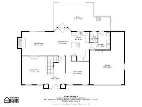 Floorplan - 864 Kingston Ln, Bartlett, IL 60103 photo 1 of 3