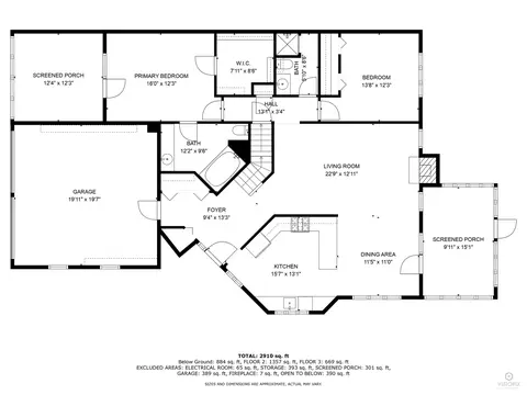 Floorplan - 1654 Pebble Beach Dr, Hoffman Estates, IL 60169 photo 2 of 4