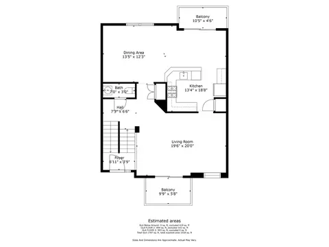 Floorplan - 3054 Mosedale St, Elgin, IL 60124 photo 4 of 5