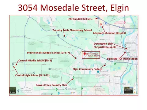 Floorplan - 3054 Mosedale St, Elgin, IL 60124 photo 1 of 5