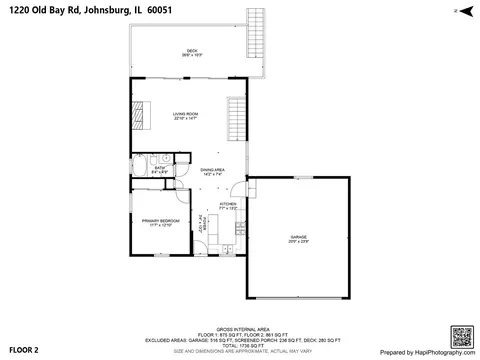 Floorplan - 1220 Old Bay Rd, Johnsburg, IL 60051 photo 1 of 3
