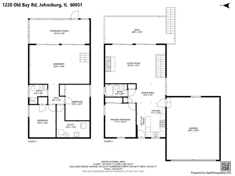 Floorplan - 1220 Old Bay Rd, Johnsburg, IL 60051 photo 3 of 3