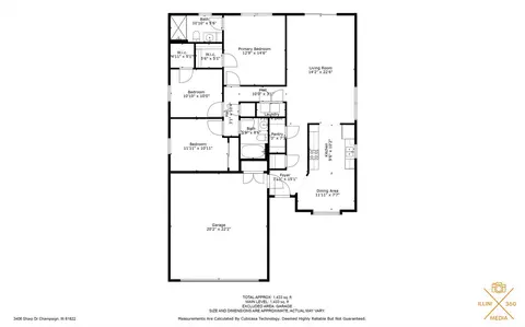 Floorplan - 3406 Sharp Dr, Champaign, IL 61822 photo 1 of 1