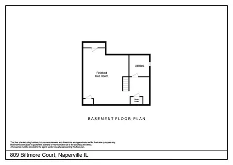 Floorplan - 809 Biltmore Ct, Naperville, IL 60563 photo 3 of 3