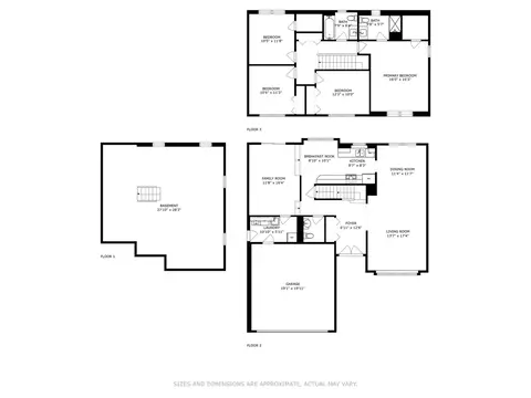 Floorplan - 869 Tanglewood Dr, Wheeling, IL 60090 photo 1 of 3