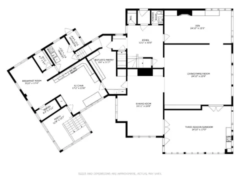 Floorplan - 828 Bluff St, Glencoe, IL 60022 photo 1 of 3
