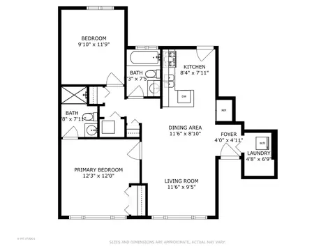 Floorplan - Undisclosed, Chicago, IL 60659 photo 1 of 1