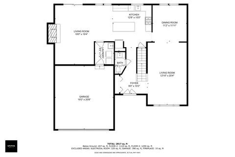 Floorplan - 1497 Applegate Dr, Naperville, IL 60565 photo 1 of 3