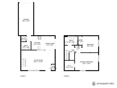 Floorplan - 184 Rita Ct #C, Bartlett, IL 60103 photo 3 of 3