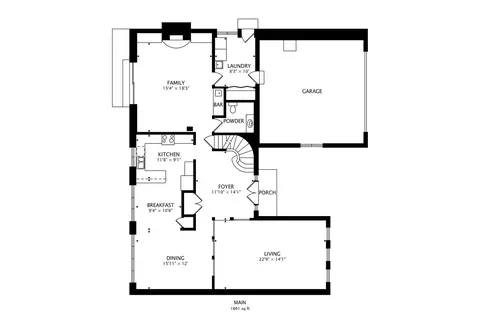 Floorplan - 1635 Joy Ln, Glenview, IL 60025 photo 1 of 3