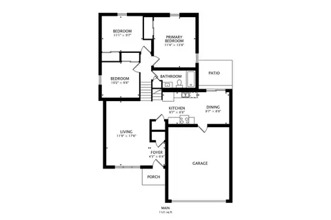 Floorplan - 907 E 152nd Pl, Phoenix, IL 60426 photo 1 of 1