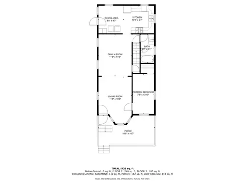 Floorplan - 105 N Ames St, Cabery, IL 60919 photo 1 of 4