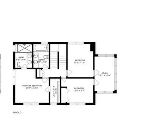 Floorplan - 152 Bertling Ln, Winnetka, IL 60093 photo 2 of 4