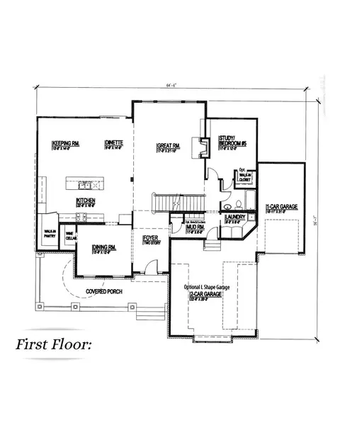 Floorplan - 12154 S Sinclair Dr, Plainfield, IL 60585 photo 1 of 2