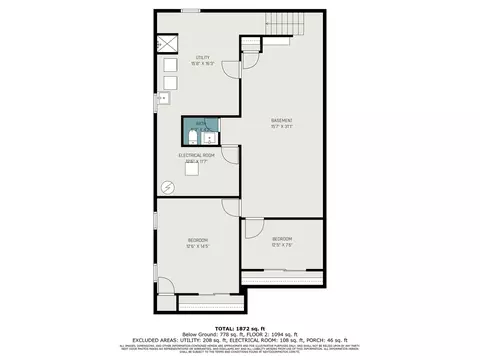 Floorplan - 18045 Oak Ave, Lansing, IL 60438 photo 2 of 3