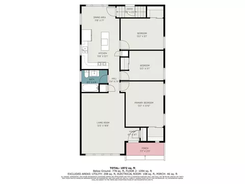 Floorplan - 18045 Oak Ave, Lansing, IL 60438 photo 1 of 3