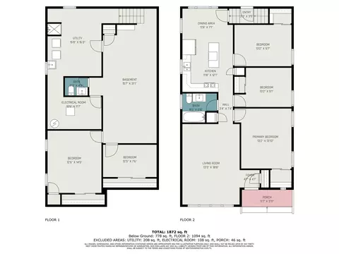 Floorplan - 18045 Oak Ave, Lansing, IL 60438 photo 3 of 3
