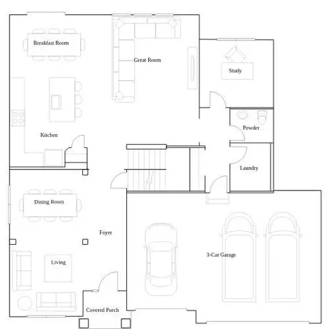 Floorplan - 16108 S Crossing Dr, Plainfield, IL 60586 photo 1 of 2