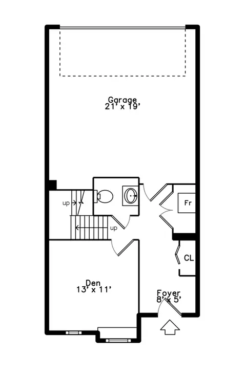 Floorplan - 406 E 46th St #B4, Chicago, IL 60653 photo 2 of 5