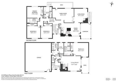 Floorplan - 410 Williams Pl, Dundee, IL 60118 photo 1 of 1
