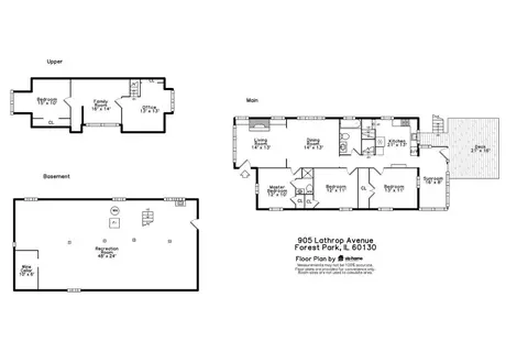 Floorplan - 905 Lathrop Ave, Forest Park, IL 60130 photo 1 of 4