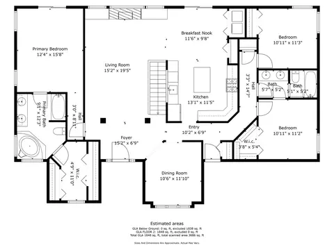 Floorplan - 409 Riverview Ct, Minooka, IL 60447 photo 2 of 3