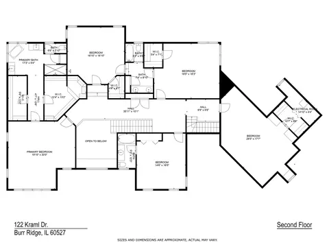 Floorplan - 122 Kraml Dr, Burr Ridge, IL 60527 photo 2 of 3