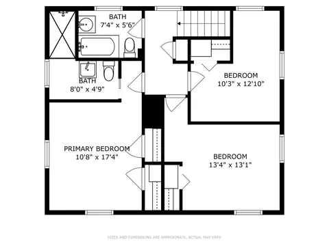 Floorplan - 2814 Simpson St, Evanston, IL 60201 photo 1 of 4
