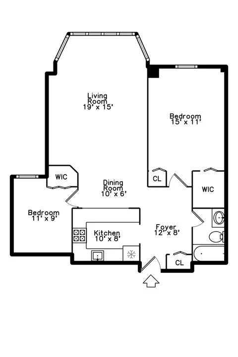 Floorplan - Undisclosed, Chicago, IL 60657 photo 1 of 1