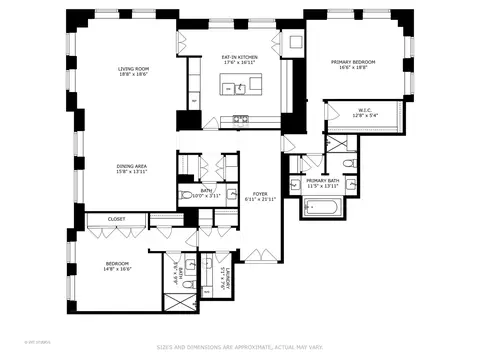 Floorplan - 159 E Walton Pl #8A, Chicago, IL 60611 photo 1 of 1