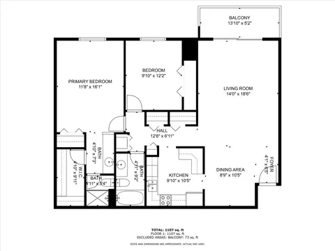 Floorplan - 7510 Farmingdale Dr #106, Darien, IL 60561 photo 1 of 1
