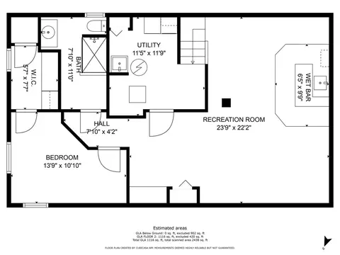 Floorplan - 829 Bay Ct, Bartlett, IL 60103 photo 1 of 3