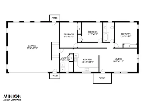 Floorplan - 508 E North St, Le Roy, IL 61752 photo 1 of 1