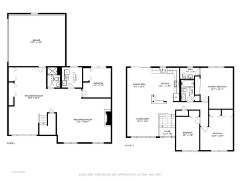 Floorplan - 16632 76th Ave, Tinley Park, IL 60477 photo 1 of 3