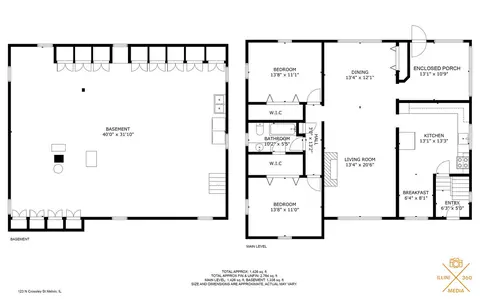 Floorplan - 123 N Crossley St, Melvin, IL 60952 photo 1 of 1