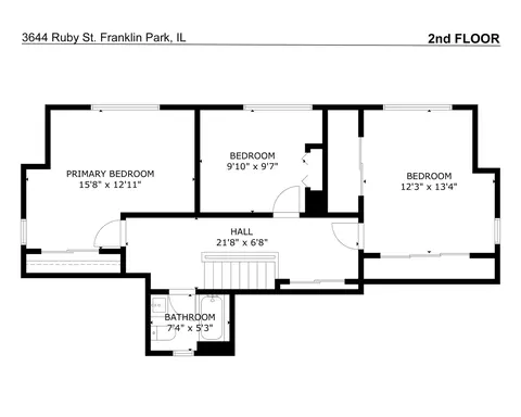 Floorplan - 3644 Ruby St, Franklin Park, IL 60131 photo 2 of 3