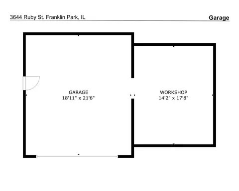 Floorplan - 3644 Ruby St, Franklin Park, IL 60131 photo 3 of 3
