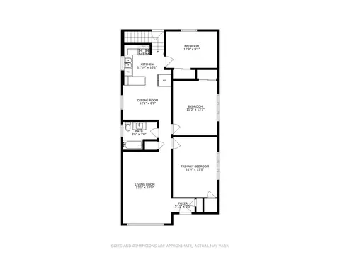 Floorplan - 1907 E 93rd St, Chicago, IL 60617 photo 1 of 3
