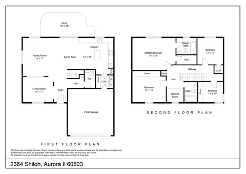 Floorplan - 2364 Shiloh Dr, Aurora, IL 60503 photo 1 of 1