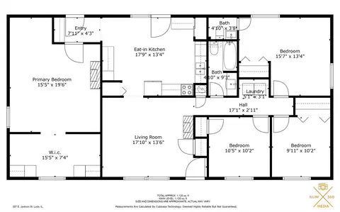 Floorplan - 307 E Jackson St, Loda, IL 60948 photo 1 of 2