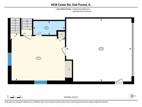 Floorplan - 6536 Cedar Rd, Oak Forest, IL 60452 photo 3 of 4